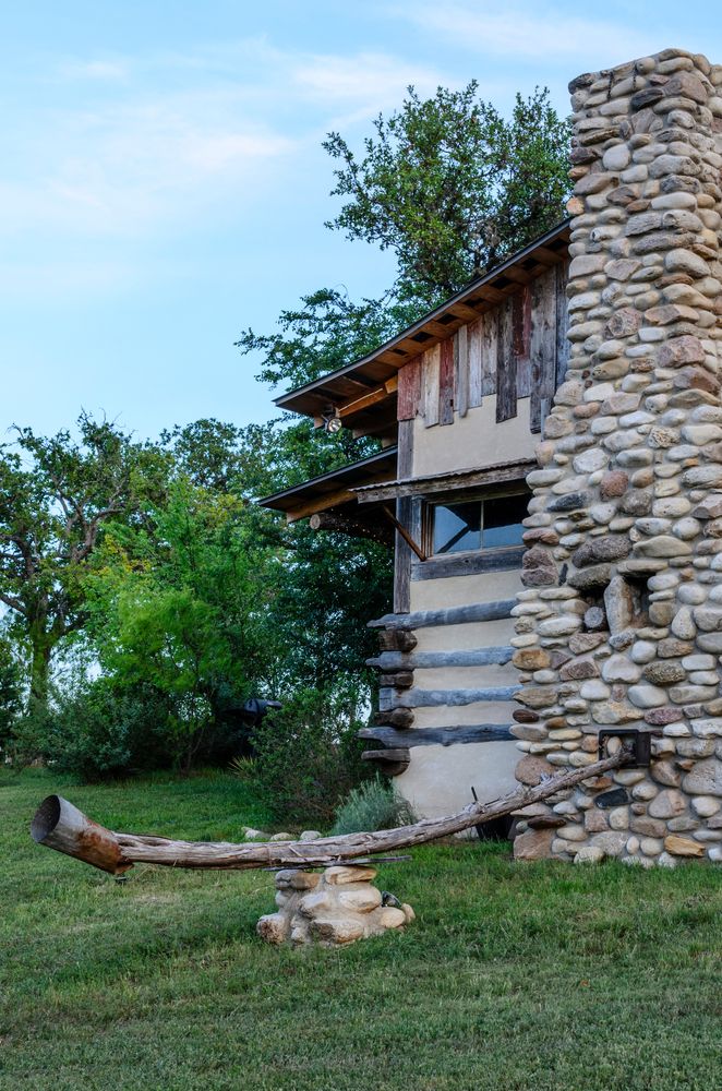 Log cabin accommodation at Barons Creekside