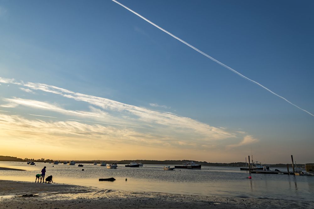 Sunset at Pine Point Beach