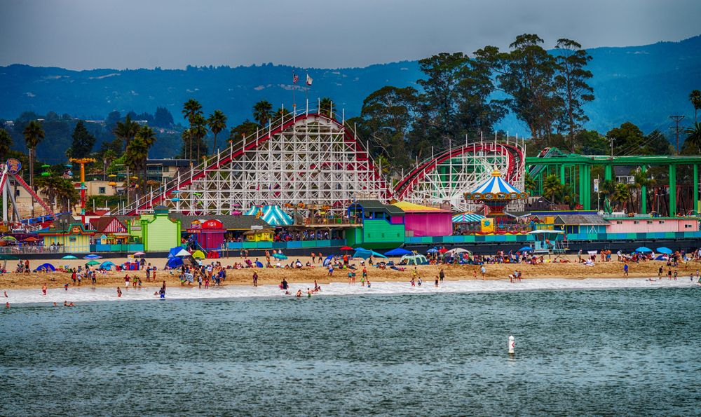 View of Santa Cruz Beach Boardwalk