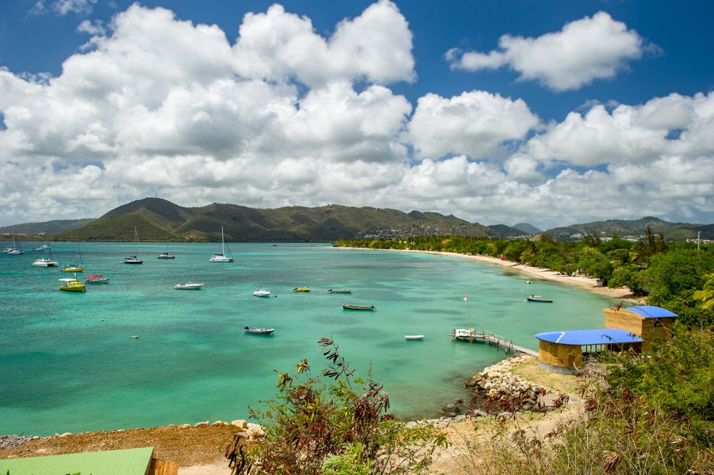 Scenic View of Plage des Salines
