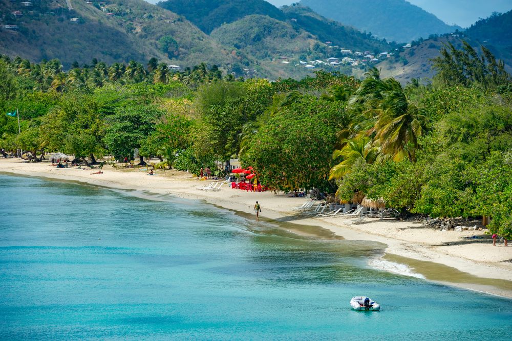 Scenic View of Plage des Salines