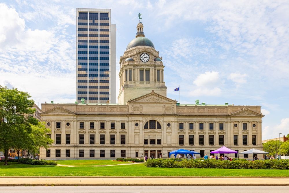 Exterior of the Historic Allen County Courthouse