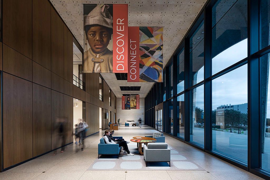 Interior of the Amon Carter Museum of American Art