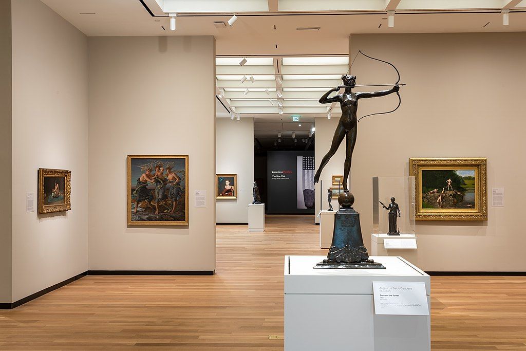 Exhibit in the Amon Carter Museum of American Art