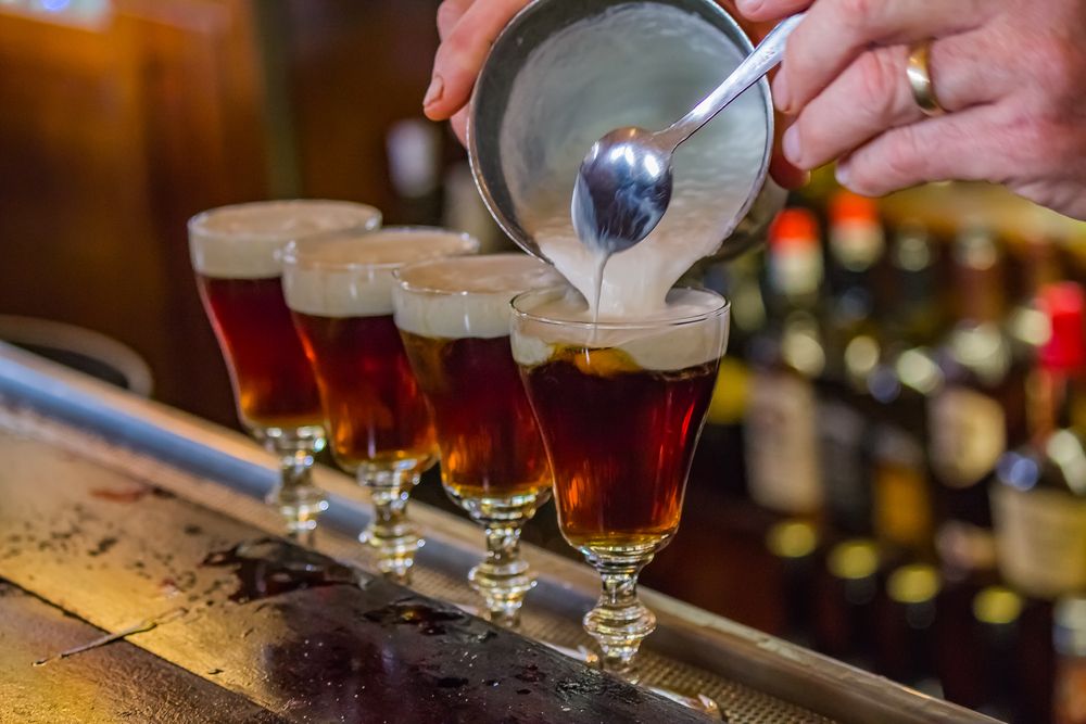 Irish coffee in Buena Vista Café