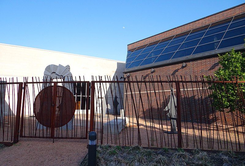 Sculpture garden of Fort Wayne Museum of Art