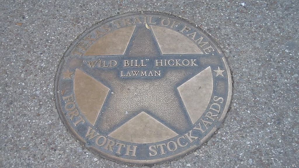 Wild Bill Hickock star at Texas Trail of Fame