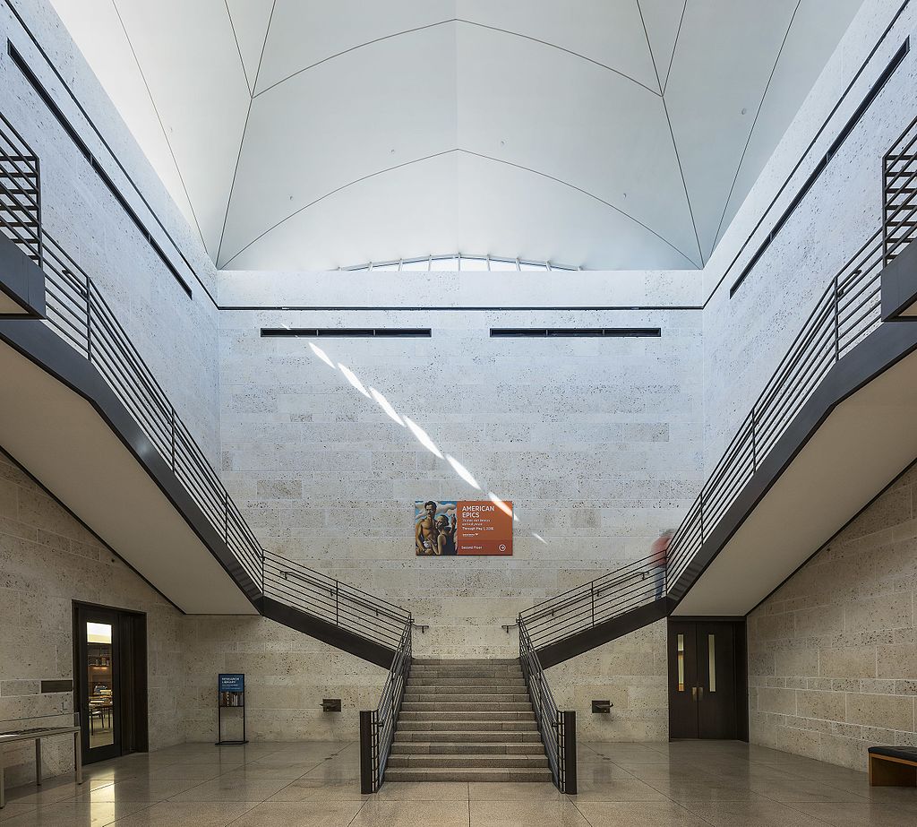 Central atrium of Amon Carter Museum of American Art