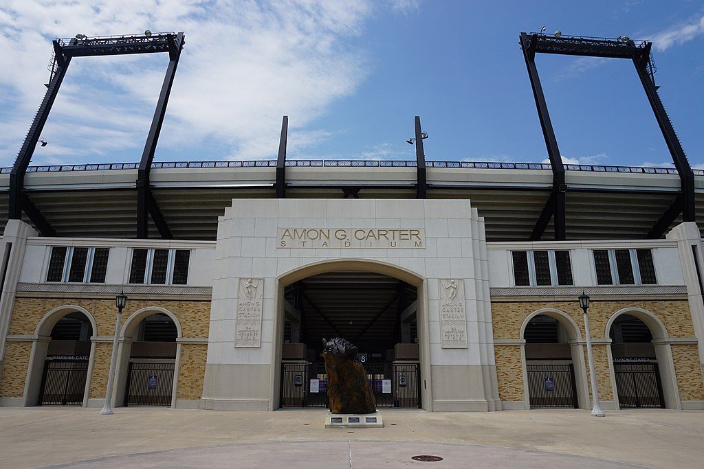 Exterior of Amon G. Carter Stadium