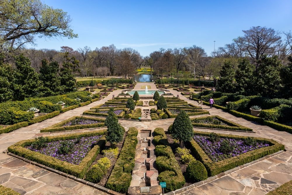Beautiful flora of Fort Worth Botanic Garden
