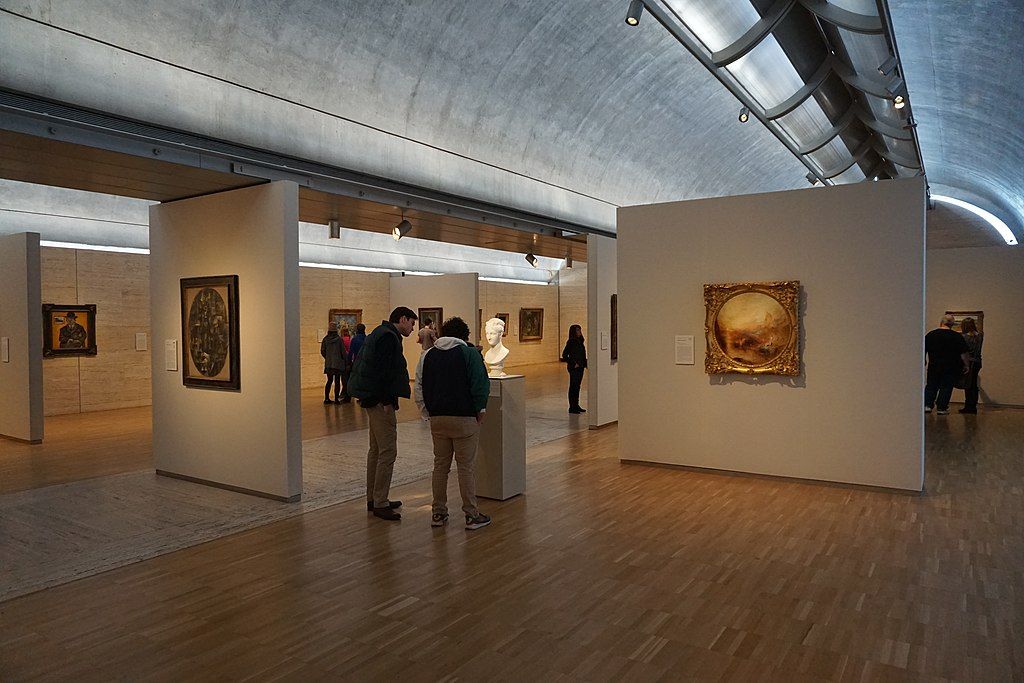 Interior of Kimbell Art Museum