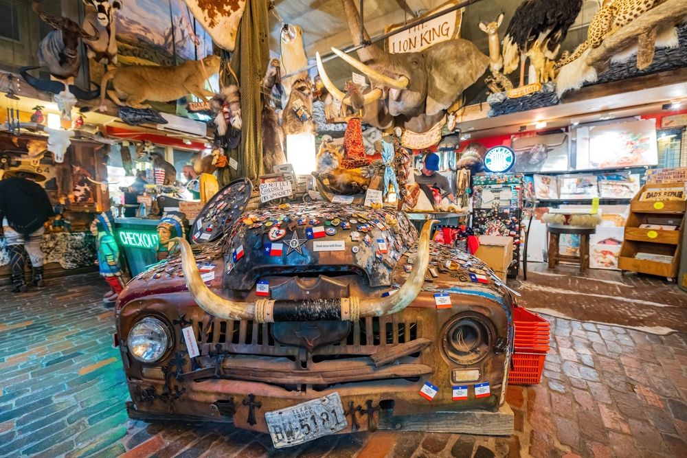 Souvenir shop at Stockyards Station
