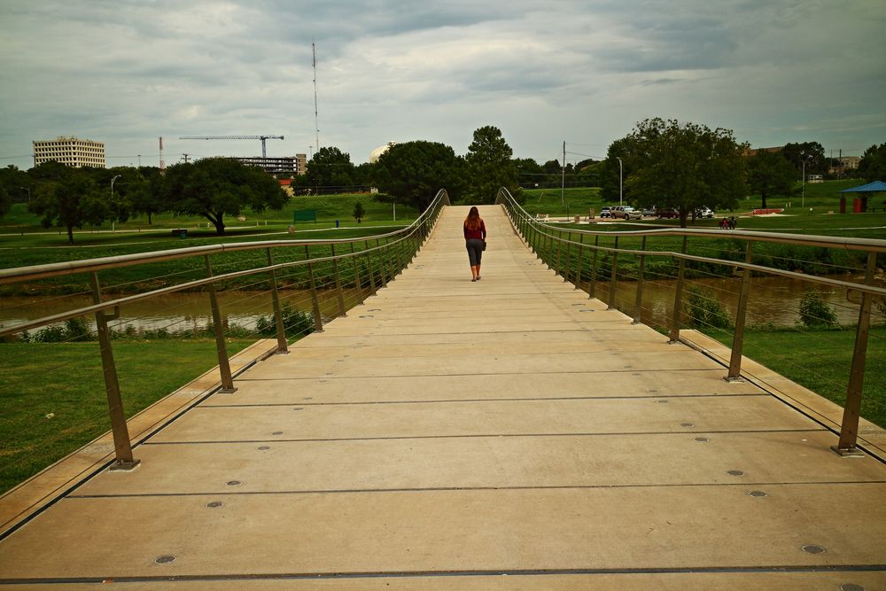 The bridge of Trinity Park