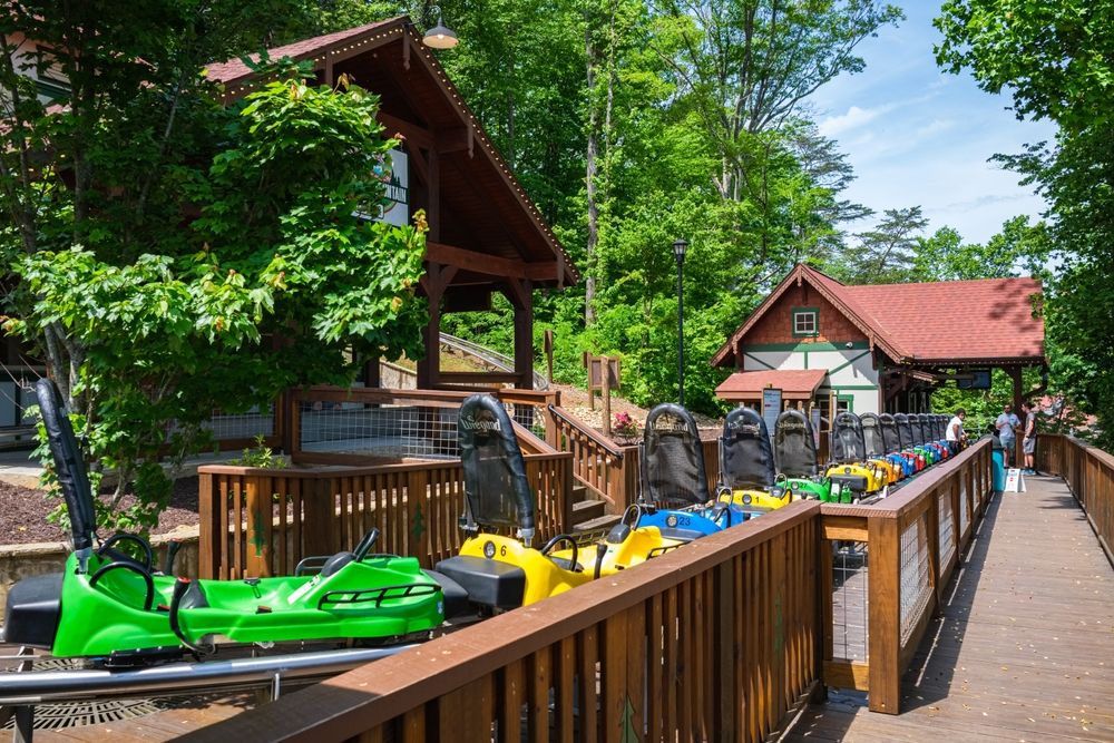 Daytime view of Georgia Mountain Coaster