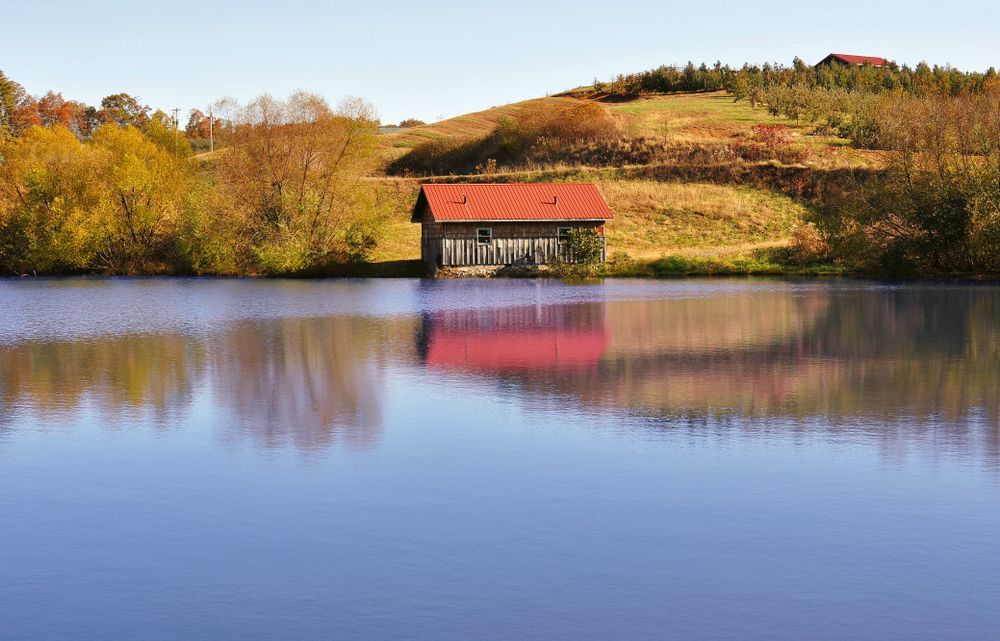 Pump house at Mercier Orchards