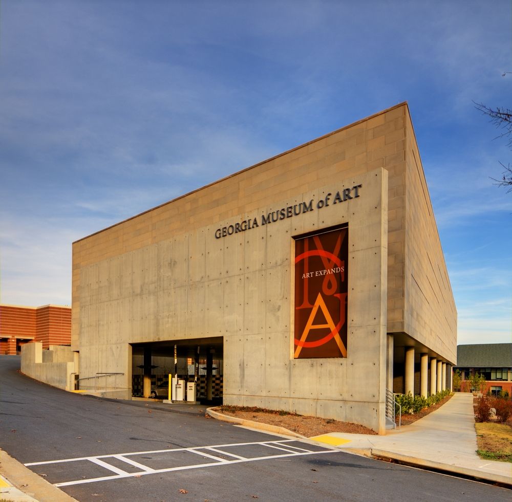 Exterior of the Georgia Museum of Art