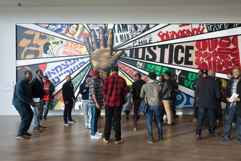 Interior of the National Center for Civil and Human Rights