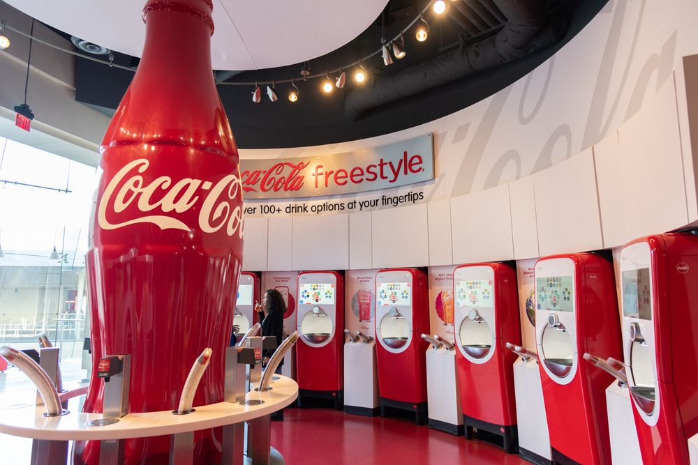 Interior of the World of Coca-Cola