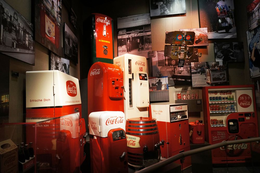 Displays in the World of Coca-Cola