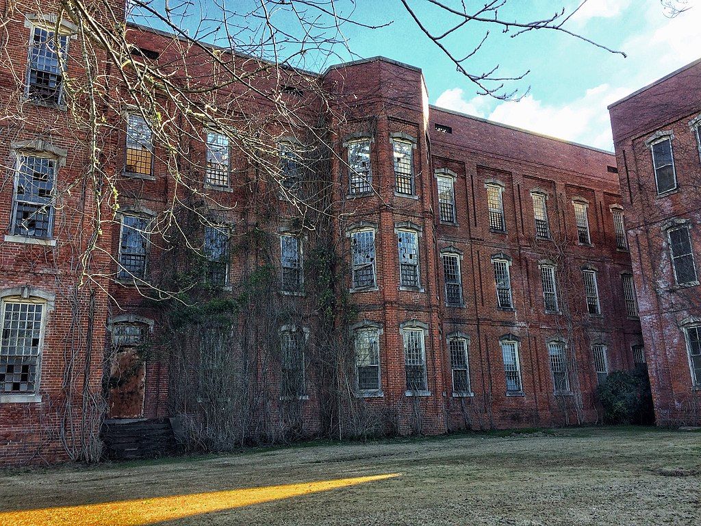 Facade of the Central State Hospital