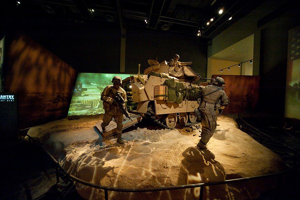 Last 100 yards battle exhibit in the National Infantry Museum & Soldier Center