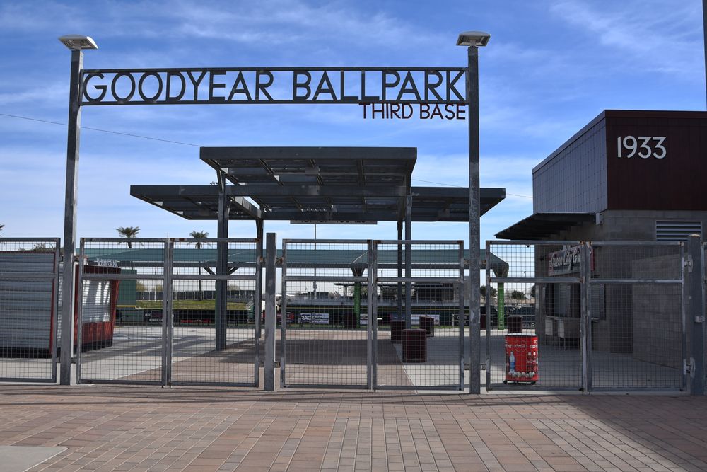 Entrance of Goodyear Ballpark