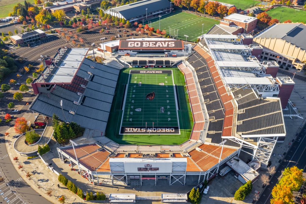 Aerial View of Reser Stadium