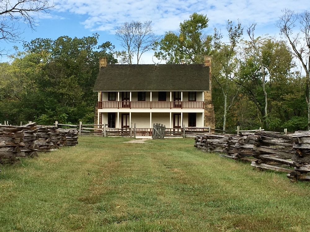 A house at Pea Ridge Military Park