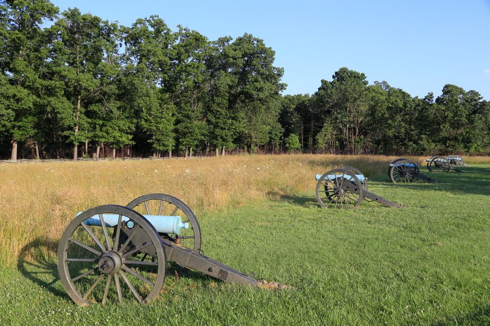 Cannons at Pea Ridge Military Park