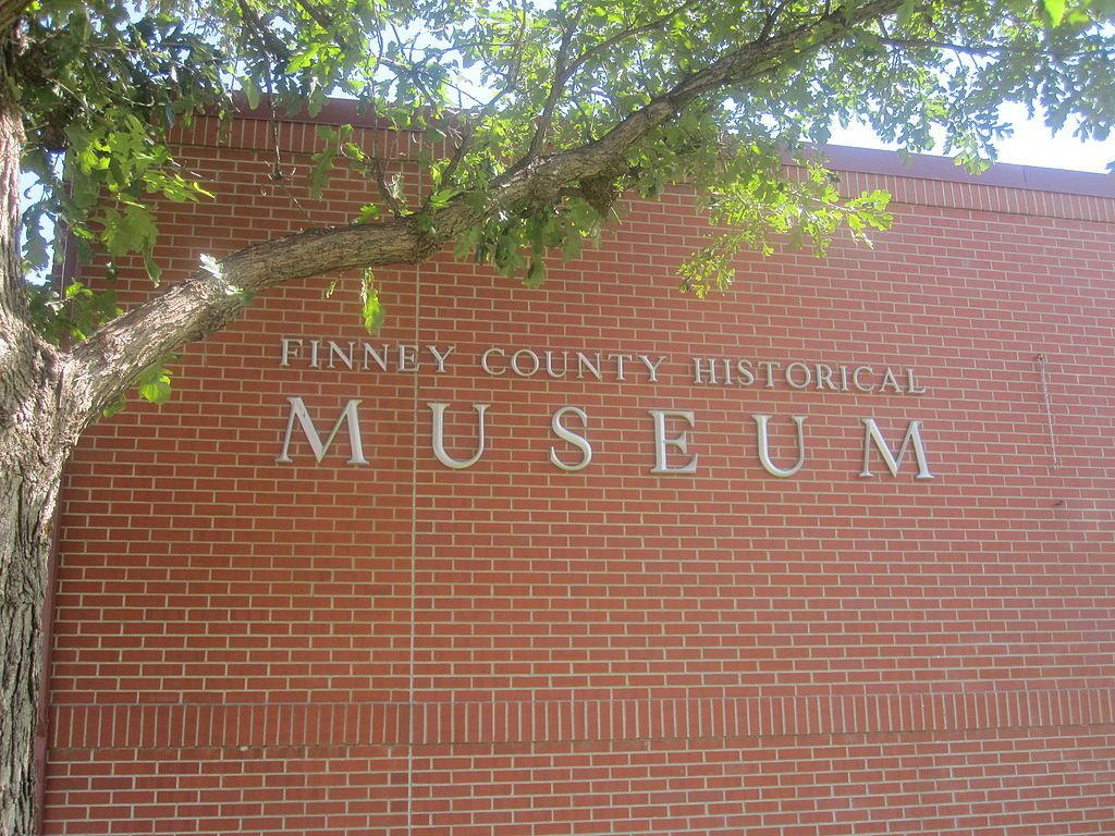 Name sign of Finney County Historical Museum