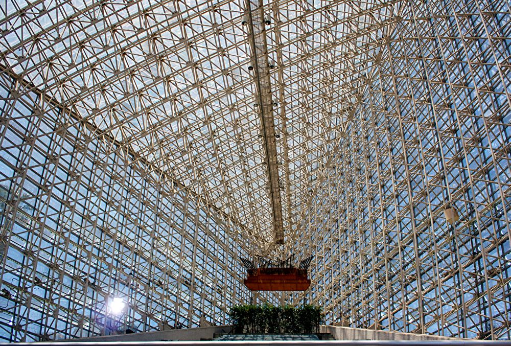 Interior of Crystal Cathedral