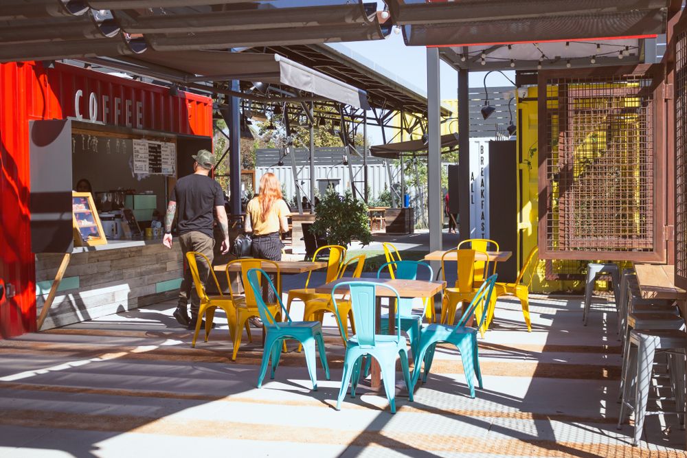 Coffee shop at SteelCraft Graden Grove