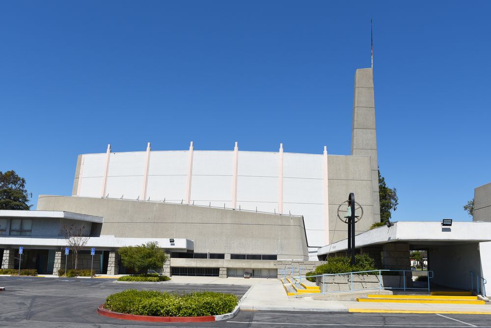 Side exterior of United Methodist Church