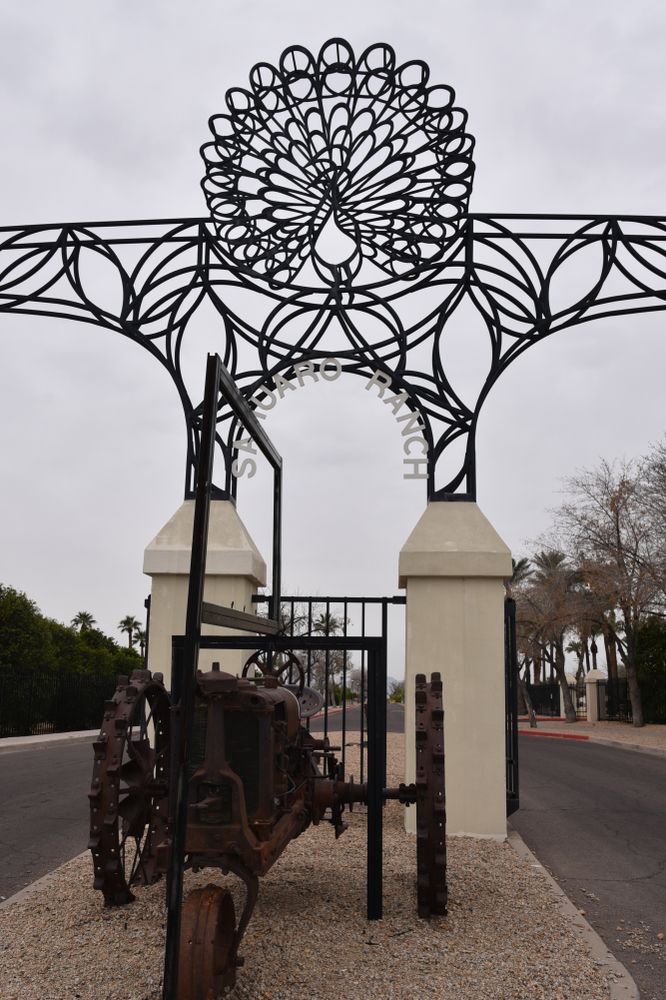 Entrance to Sahuaro Ranch Park