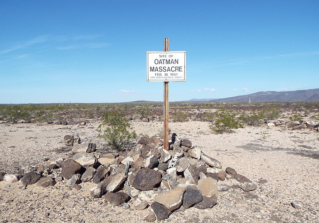 Daytime view of the Oatman Massacre Site