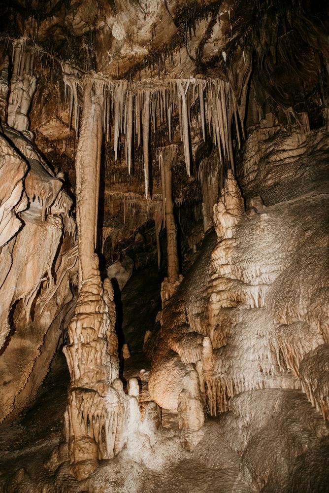 Formations inside the Lehman Caves