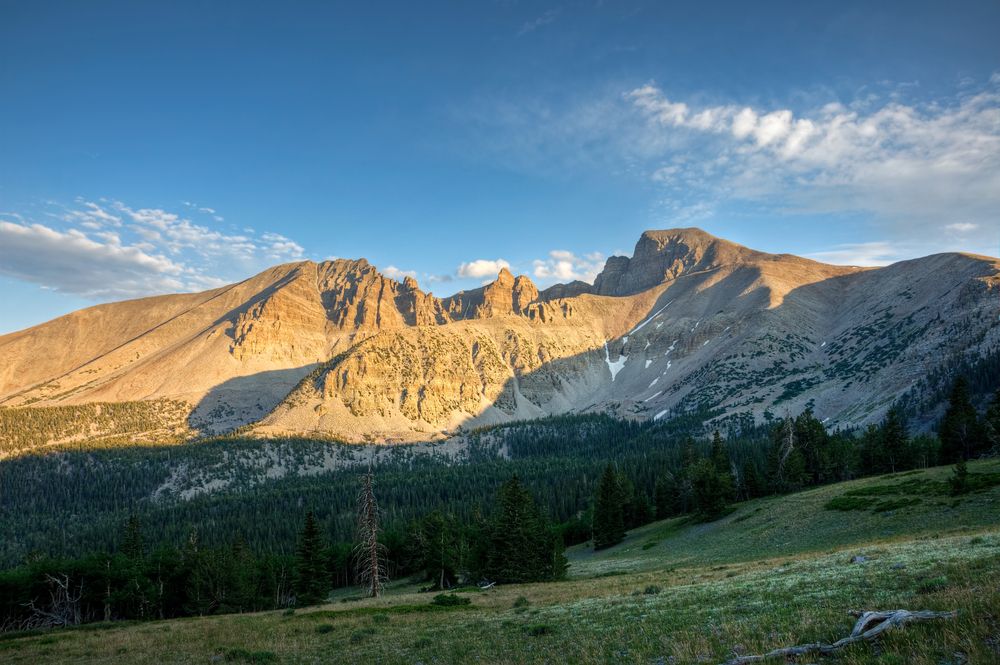 Daytime view of Wheeler Peak