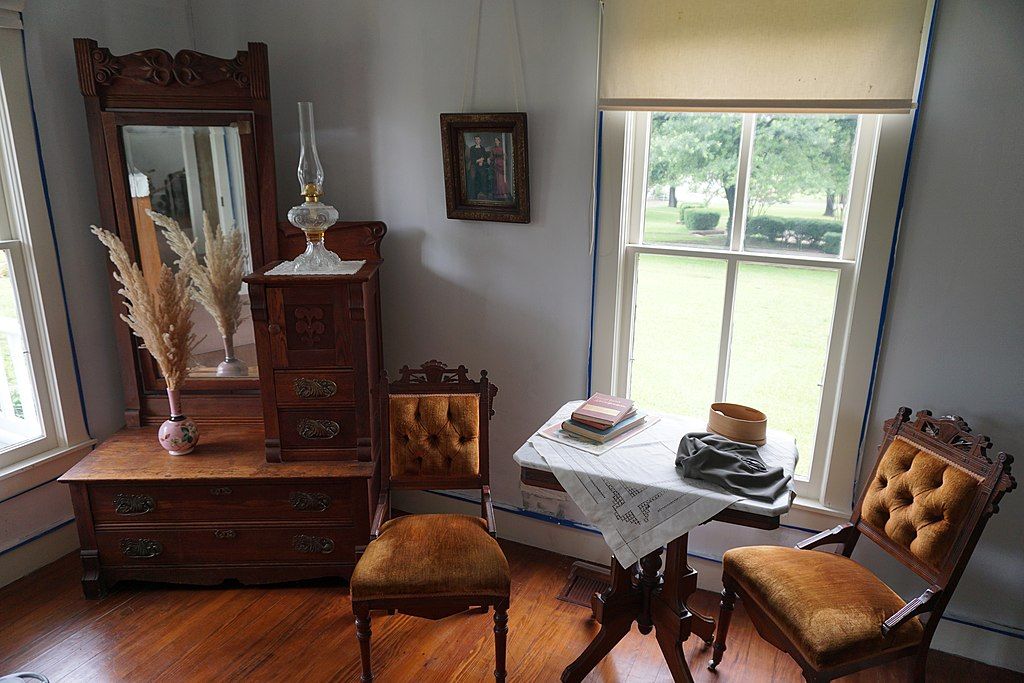 Parlor in Eisenhower Birthplace State Historic Site