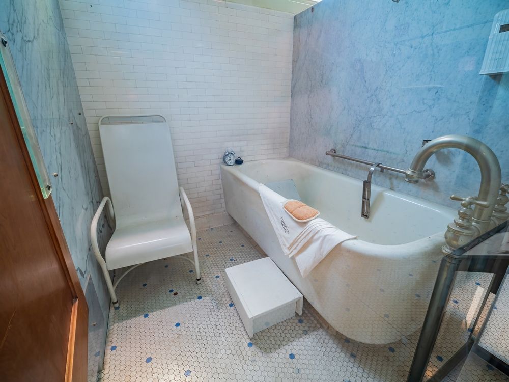 A tub in Fordyce Bathhouse