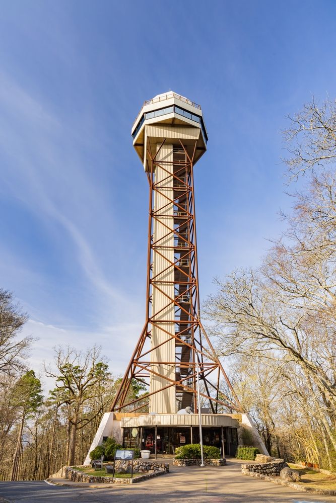 Exterior of the Hot Springs Mountain Tower