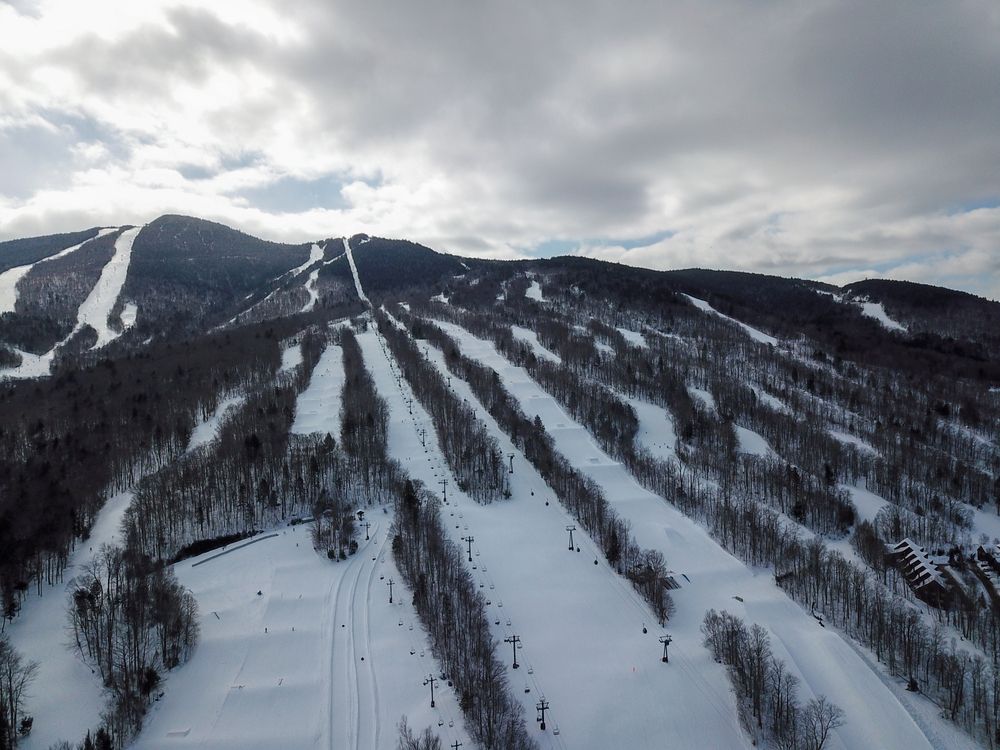 Ski slopes at Loon Mountain Resort