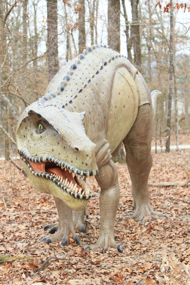 DinoTrek sculpture at Mid-America Science Museum