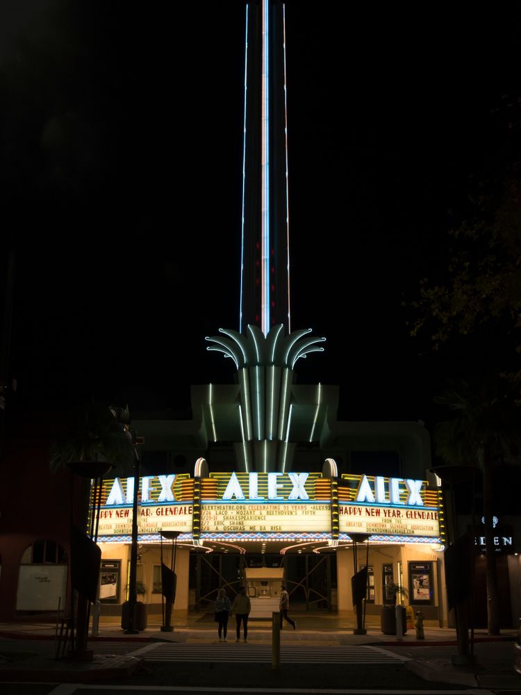 Exterior of the Alex Theatre