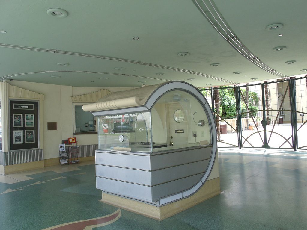 Ticket booth of the Alex Theatre