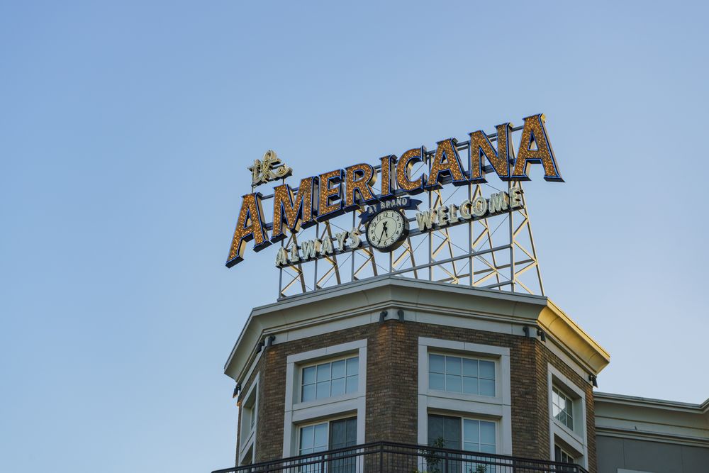 Buildings of the Americana at Brand