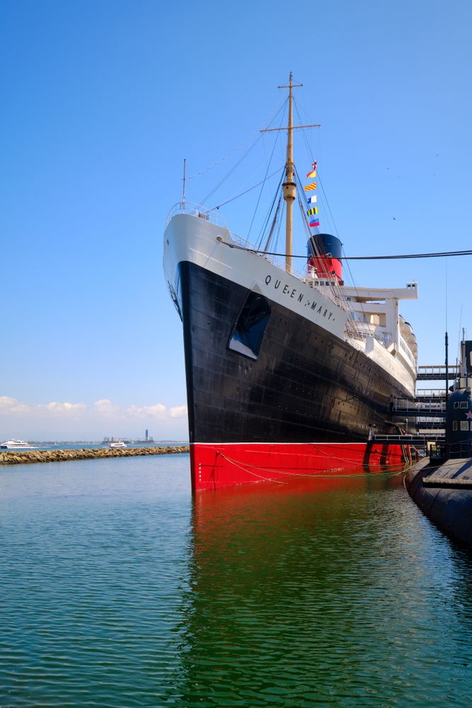Exterior of the Queen Mary