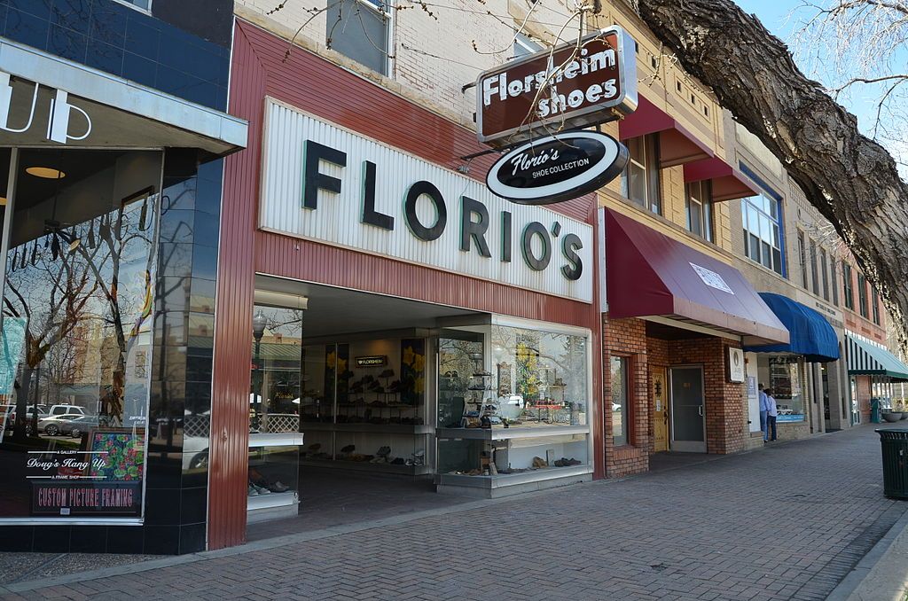Shops along the Historic Downtown Greeley