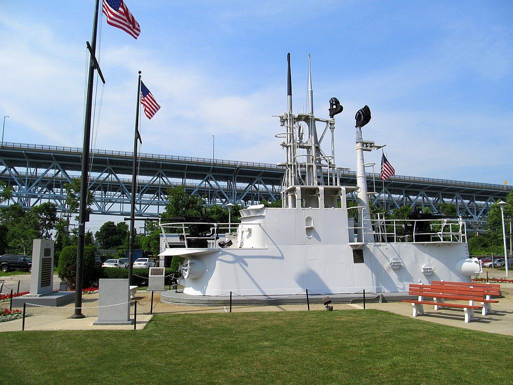 USS flasher displayed at US Submarine Veterans of WWII National Memorial East