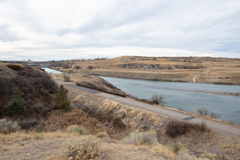 Landscape of Giant Springs State Park