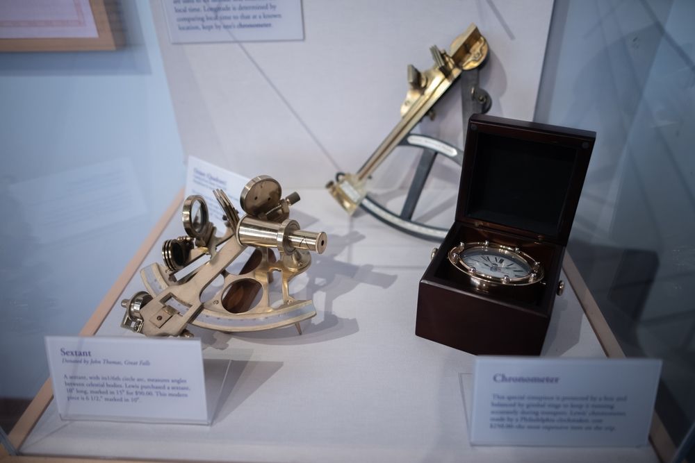 Exhibit in Lewis and Clark Interpretive Center